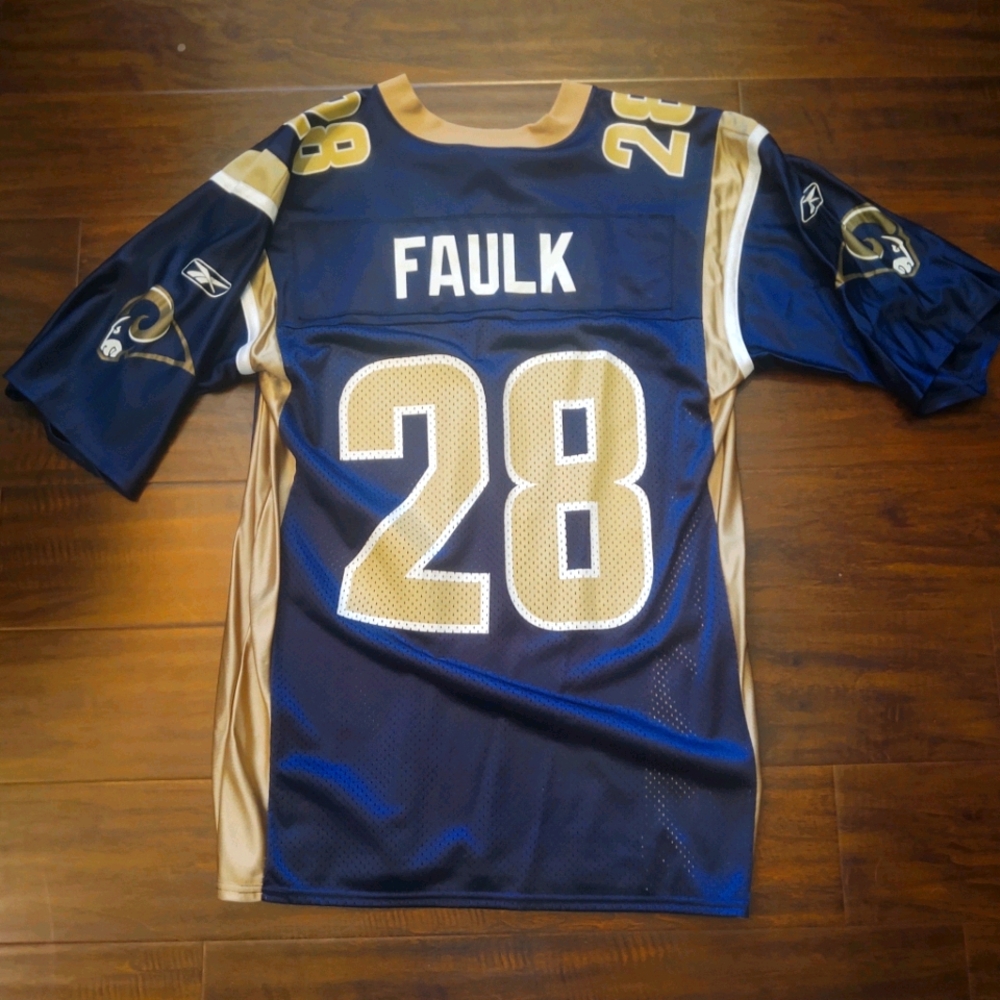 Replica 00-01 St. Louis Rams Marshall Faulk Jersey
